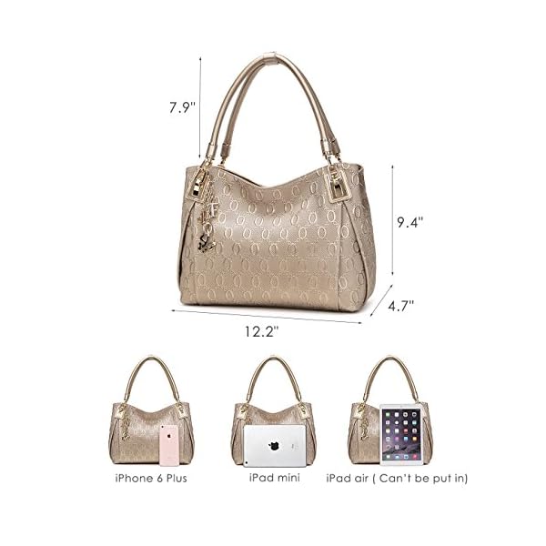 Leather-Handbag-for-Women-Ladies-Top-handle-Tote-Crossbody-Shoulder-Bag FOXER Purses