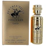 Beverly Hills Polo Club Mens Gold 3.4oz EDT Eau de Toilette