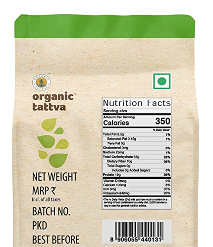 Image of Organic Tattva Organic Kala Chana 1Kg - Unpolished Black Chana | Vegan, Gluten-Free | Pure and Fresh Chana Whole for Everyday Use