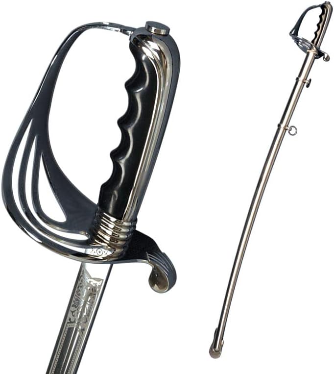 Espada Ceremonial Militar Oficial del Ejército de los Estados Unidos Sable Ácido Grabado Hoja