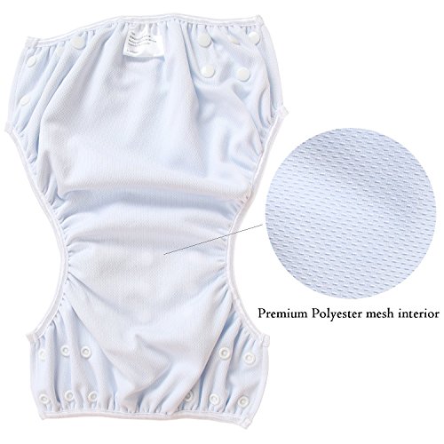 Teamoy 2pcs Baby Nappy riutilizzabile pannolino da...