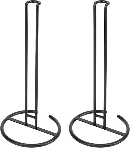 NearMoon Toallero de papel para encimera, dispensador de toallas de papel de cocina resistente, todo de metal, tamaño estándar o jumbo para encimera