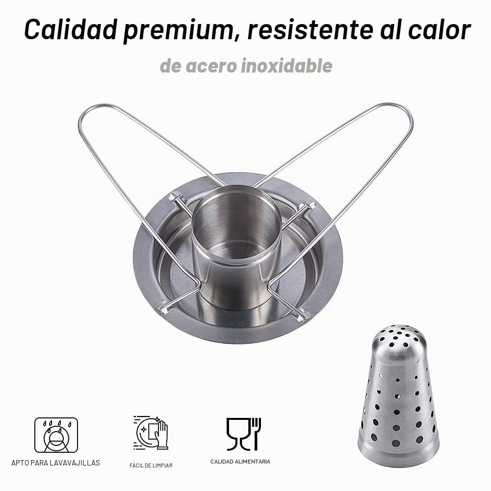 AMOZO Asador de pollo – El nuevo soporte para pollo de acero inoxidable – Lata de cerveza Asador de pollo – Asador de aves de corral con recipiente aromático (1)
