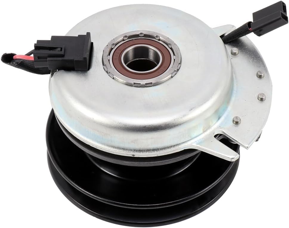 717-04376 cciyu PTO Clutch Lawn Mower Electric Power Take Off Clutch Assembly fit for Bolens/Cub Cadet/Huskee/MTD/Sears Craftsman/Troy Bilt/White Outdoor