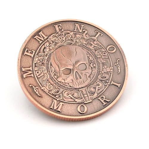 Memento Mori Carpediem Felsefe Ölümü Hatırla Stoa Şans Coin Metal Para Cp091