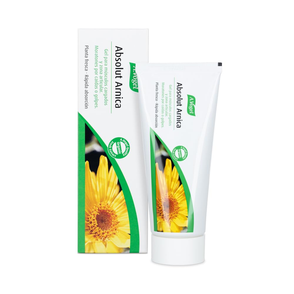 A.Vogel Absolut Árnica Gel | Orgánico para Músculos y Articulaciones | Alivio Natural de Moratones y Golpes | Alta Concentración de Árnica Montana | Rápida Absorción | 100 ml