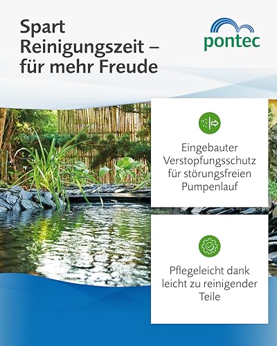 Pontec 57515 PondoAir Set 450 - Komplettset zur Teichbelüftung, Sauerstoffversorgung, Sauerstoffanreicherung, Blau