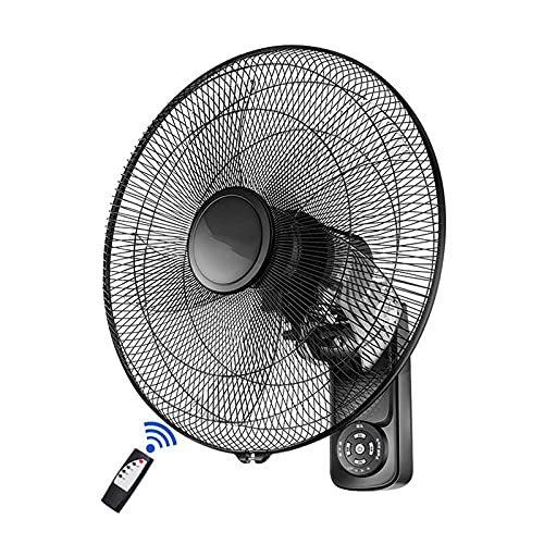 SaryEdge Ventilador Industrial de Pared, silencioso, de Alto Volumen, con Cabezal vibratorio de Tres velocidades y Control Remoto, para Restaurante(Cobre-D