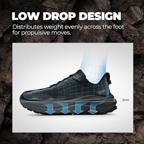 NORTIV 8 Men's Wide Toe Box Trail Running Shoes Cushion Walking Barefoot Tennis Workout Gym Cross Training Shoe Fashion Sneakers Whitney3