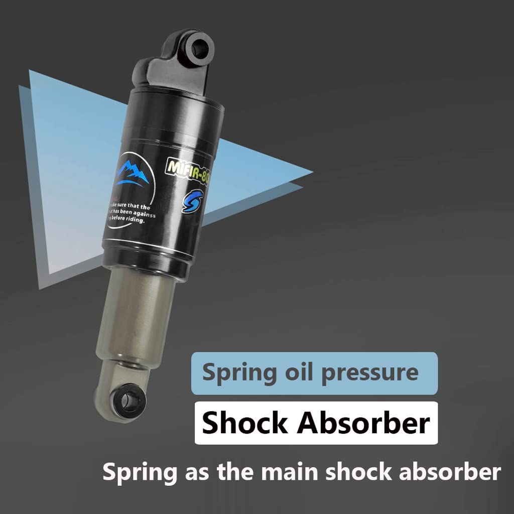 HOHOVYVY Achterschokdemper voor fiets, 125-190 mm, voor e-bike