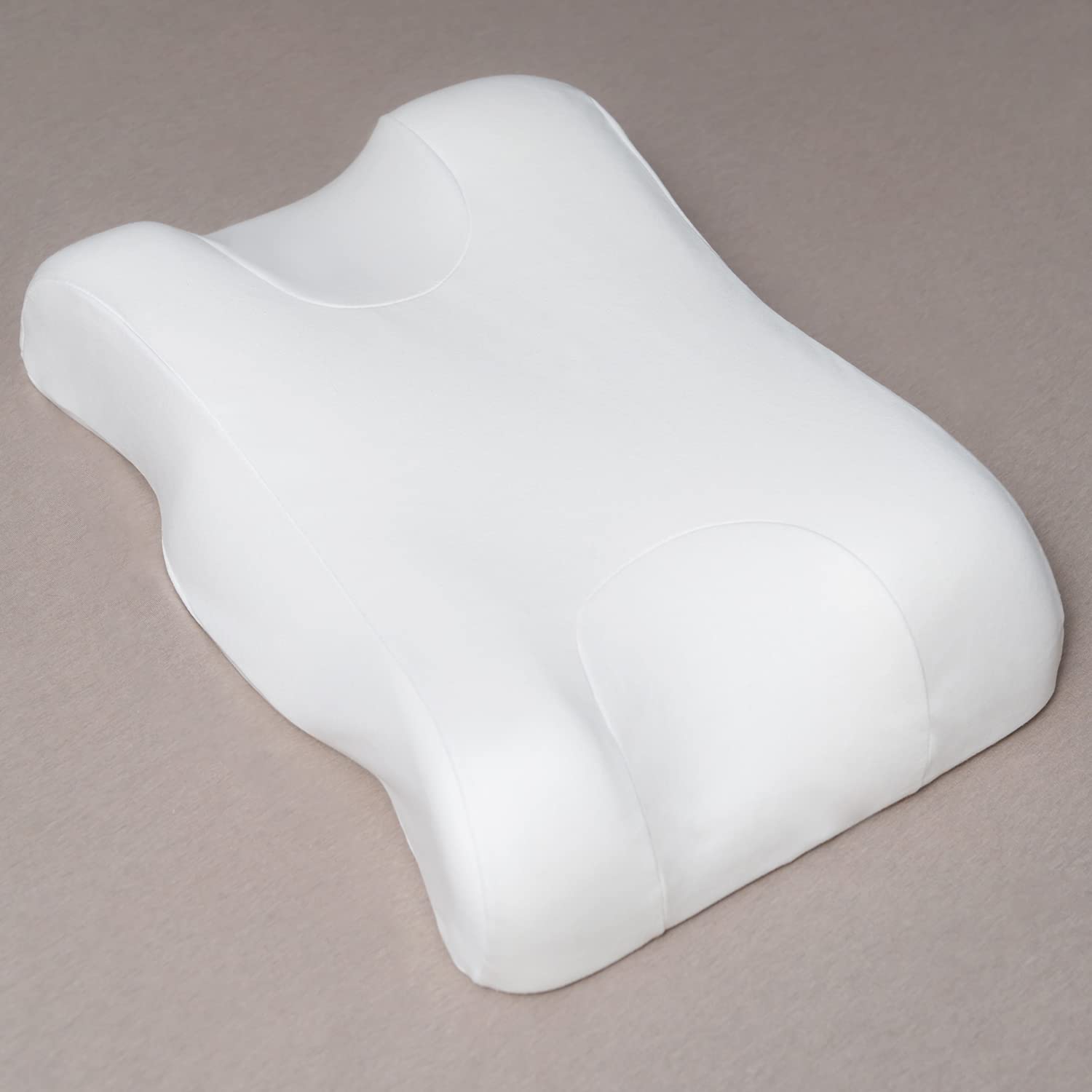 IZMARA Oreiller de beauté double face. Mousse à mémoire de forme 2 en 1 anti -âge et anti-rides, oreillers orthopédiques et ergonomiques pour douleurs au cou et aux épaules. Pour les personnes dormant