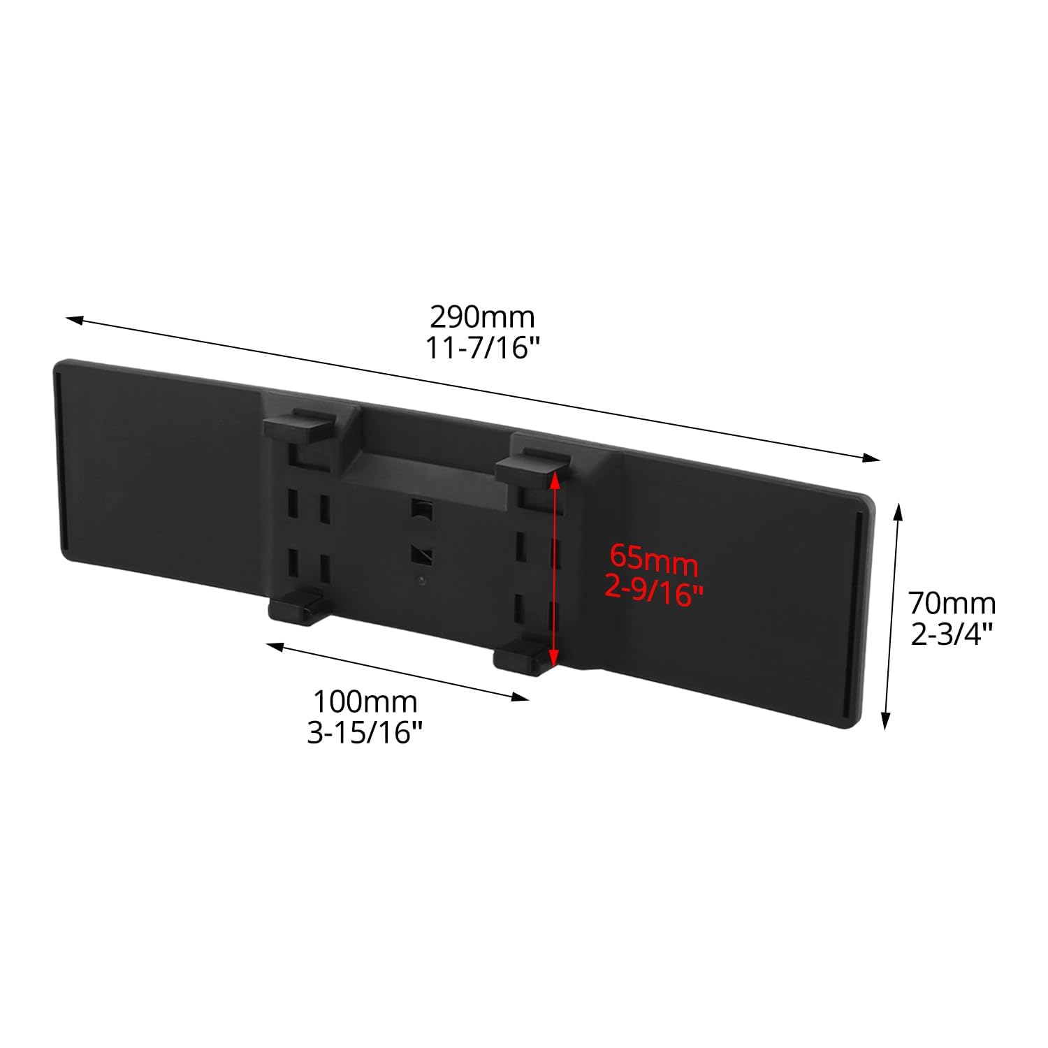 Rétroviseur intérieur panoramique pour Citroen AMI Electric 2020-2024, Miroir Grand Angle Haute définition Vision optimale sécurité et Confort de Conduite