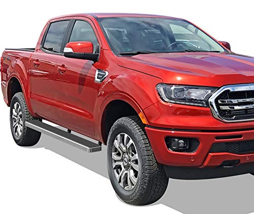Estribos de Acero Inoxidable 5in para Ford Ranger SuperCrew Cab miniatura 6