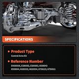 labwork 14Pc Front Suspension Kit Control Arms Replacement for Toyota Camry 2007-2011