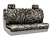 Coverking Rear Split Bench Custom Fit Seat Cover for Select Toyota Yaris Models - Neosupreme (Mossy Oak Treestand Camo Solid)