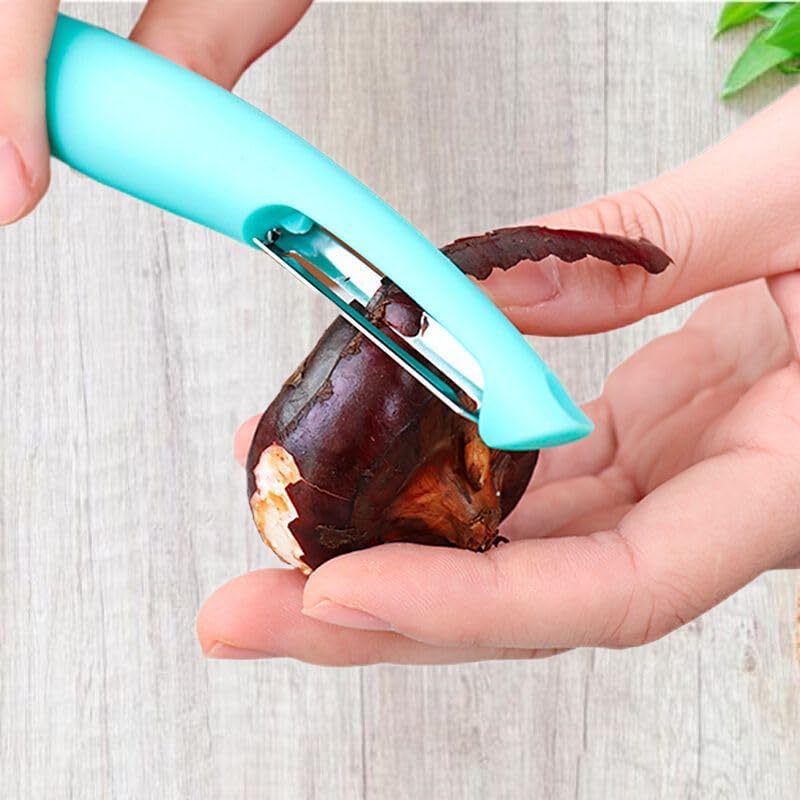 马蹄专用削皮刀 Potato Peeler,Swivel Vegetable Peeler 便携去皮机多功能水果刨皮神器家用厨房削皮神器 Household Cleaning，Kitchen Storage Essentials
