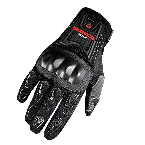 SCOYCO Ventilate Full Finger Hard Knuckle Protective Antislip Breathable Summer Outdoor Cycling Scooter