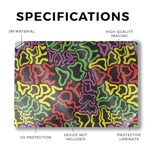 Image of Glossy Glitter Laptop Skin Compatible with Alienware M18 R2 (2024) - Super Dope - Premium 3M Vinyl Protective Wrap Decal Cover - Easy to Apply | Crafted in The USA by MightySkins