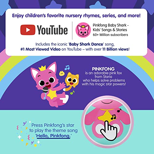 Pinkfong Singing Plush Toy 11" Toys | Stuffed Animal Soft Toys | Interactive Musical Baby Toys For Toddlers 1-3 | Gifts For Boys & Girls #TOP4