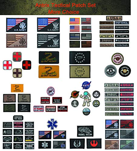 Antrix Tactical Morale Patch Panel Patch Display Board Patch Holder Patch Display Poster Frame Military Hook and Loop Backing Patch Board Panel -XL (43.5x27.5")