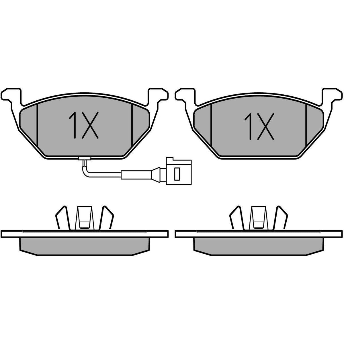 Meyle 025 231 3119/W Brake Pad Set, disc brake