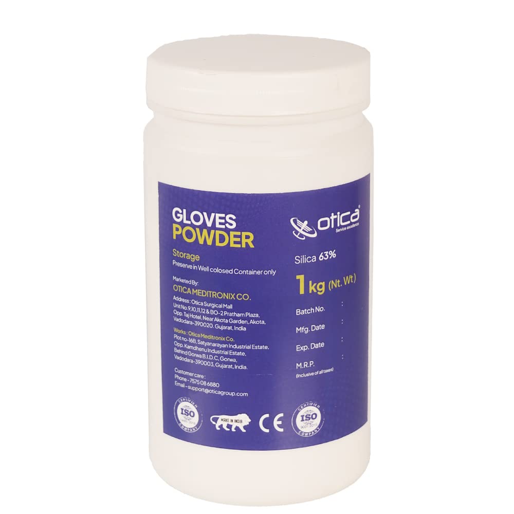 OTICA Gloves Powder for Surgical Gloves-1 kg (B0B7MDPJDK) Amazon Price History, Amazon Price Tracker