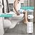 Toilet Paper Holder Stand Bathroom Toilet Tissue Roll Holder with Shelf Freestanding Storage Phone/ Wipe/ Mega Rolls-Shining Chrome