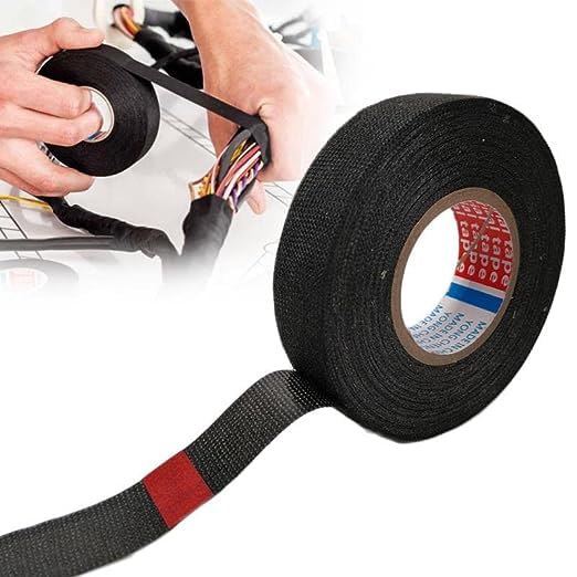 YEPZY ENTERPRISE Wire Harness Automotive Cloth Tape,Adhesive Wire Loom Harness Tape High Noise Resistance Heat Proof Chemical Fiber Fabric Electrical Tape for Car Automotive Heat Resistant Insulation (B0D4JSYG8F) Amazon Price History, Amazon Price Tracker