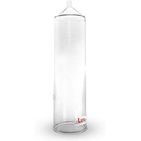 LeLuv Clear Cylinder for Easyop Vacuum Pumps