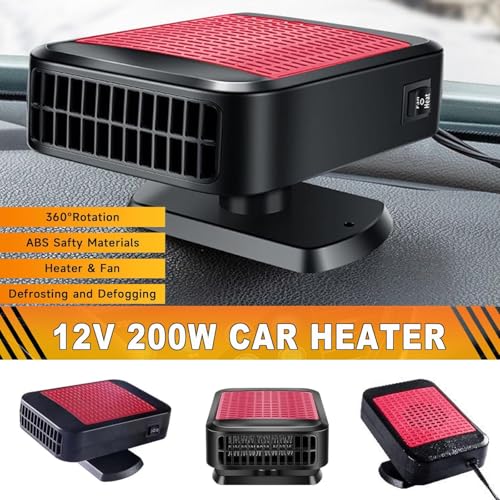 200W Portable Heater & Cooling Fan
