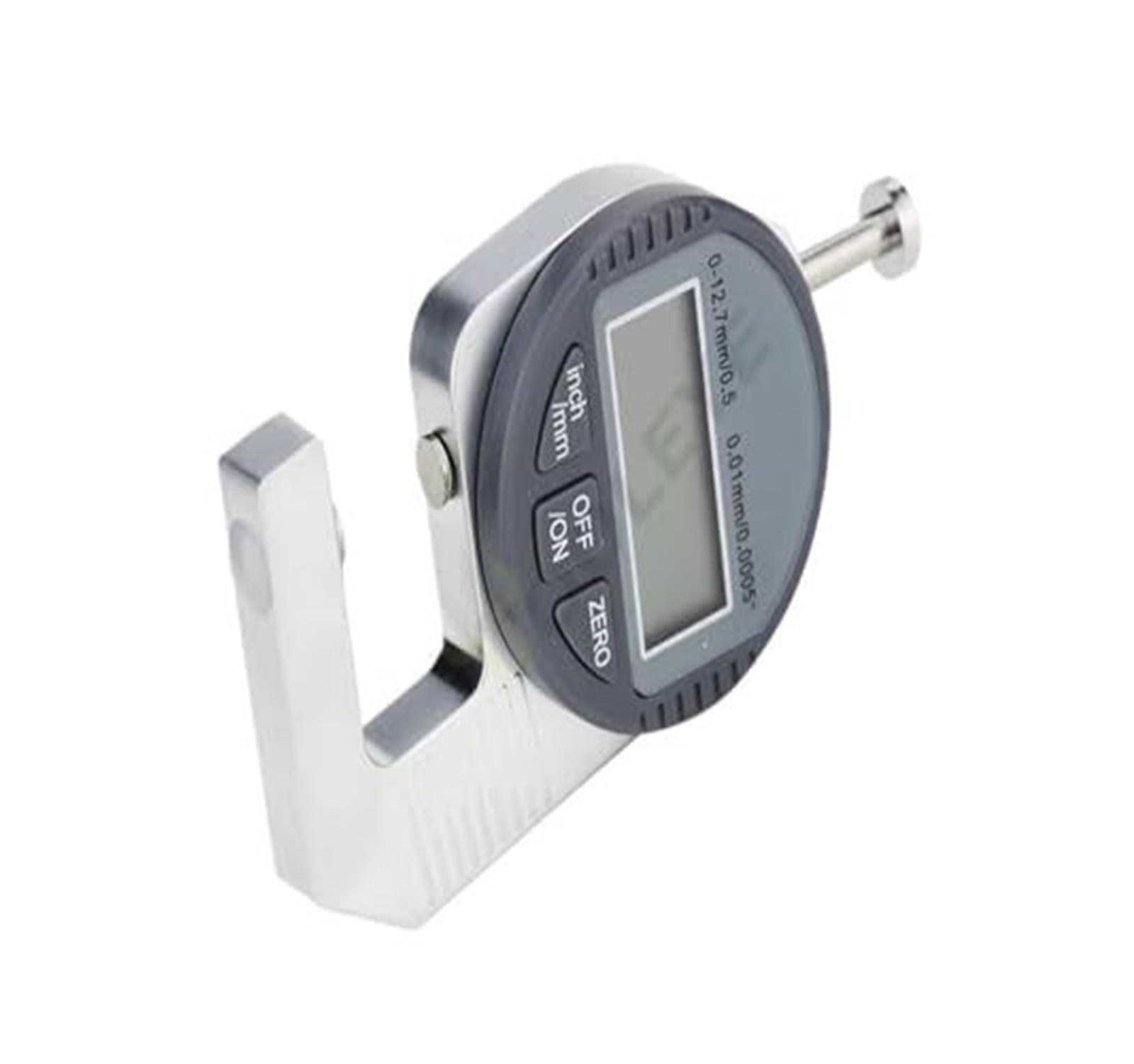 Tudcgjsxf Men's 0-12.7Mm Thickness Digital Thickness Gauge For Measuring Paper, Cloth, And Metal 0.01Mm Precision, 12.7Mm Range(0-12.7Mm Thickness)