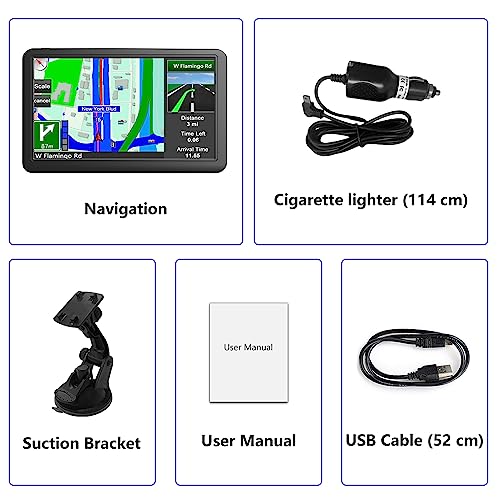 image for Junsun Bluetooth GPS Navigation for Cars Australia 7 inch Car Sat Nav 