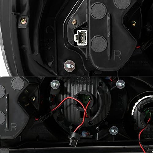 AKKON - For 2004-2009 Honda S2000 S2K AP2 FULL LED Style Black Taillights Taillamps Brake Lamps Replacement Pair