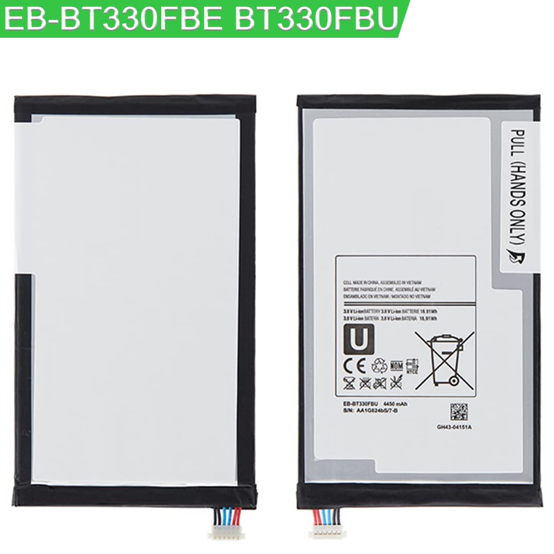 Bateria Zamiennik 3.8V 4450mAh do Samsung Galaxy Tab 4 8.0 SM-T330