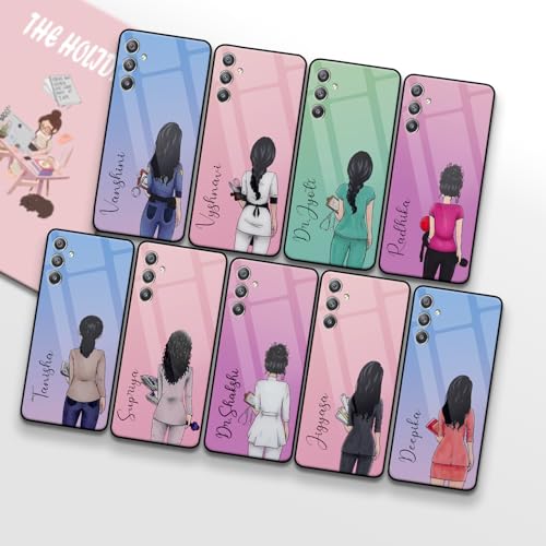Image of COLORflow Back Cover Compatible with Samsung Galaxy A34 5G | Professional Girl Color Customized | Shockproof TPU Bumper with Camera Protection Back Cover Compatible with Samsung Galaxy A34 5G, Multi