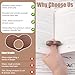 Walnut Book Page Holder, 0.86in Medium Heart Shape Thumb Page Holders for Reading Wood Bookmark Holder Book Accessories Literary Gifts for Bookworms Readers Book Lovers(Brown)