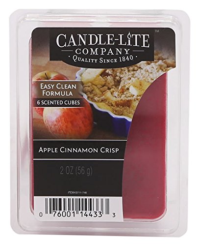 Candle-lite - Cera Profumata cubo, Apple Cinnamon