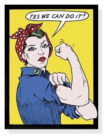 額装品/Yes We Can Do It!/ティー バズ/ポスター/インテリア Amazon.co.jp: ポスター ティー バズ Yes We Can Do It