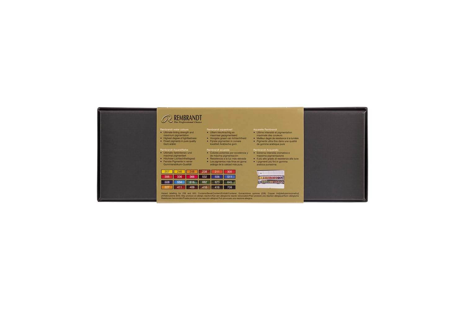 (未使用･未開封品)　ターレンス 固形水彩絵具 レンブラント透明水彩 24色セット T.05M8624 ハーフパン sdt40b8 Amazon | ターレンス 固形水彩絵具 レンブラント透明水彩 24色セット T