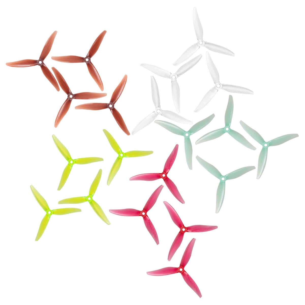 GEMFAN Hurricane 51366 MKC Rev3d 5.1X2.8X3 3-Blade PC Propeller 3-Blades Props for FPV Racing Drone Quadcopter Frame Kit 20 pcs 10CW 10CCW