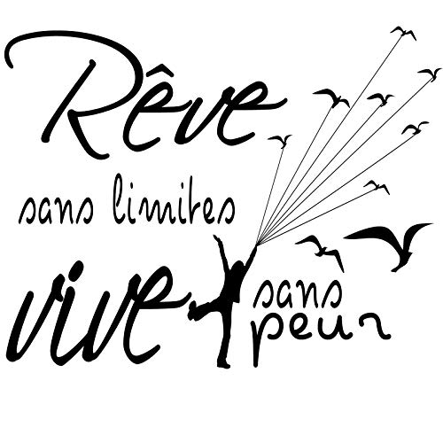 Docliick Sticker mural décoratif en français