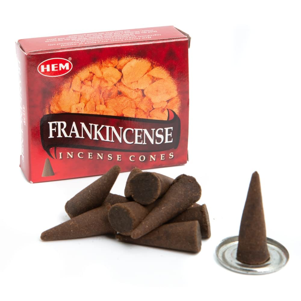 Frankincense - 10 Cones - HEM Incense From India
