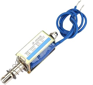 DC Electromagnet Mini Push Pull Electric Solenoid Electromagnet DC 6V/12V/24V 300mA(DC 24V)