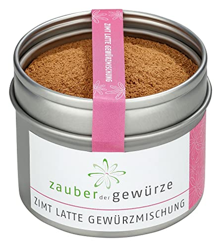 Zauber der Gewürze Zimt-Latte-Gewürzmischung, mit Ceylon Zimt, Ingwer, Nelken, Bourbon Vanille,...