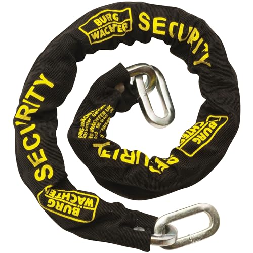 BURG-WÄCHTER GKM 10/100 Sold Gold Security Chain, Black, 1M