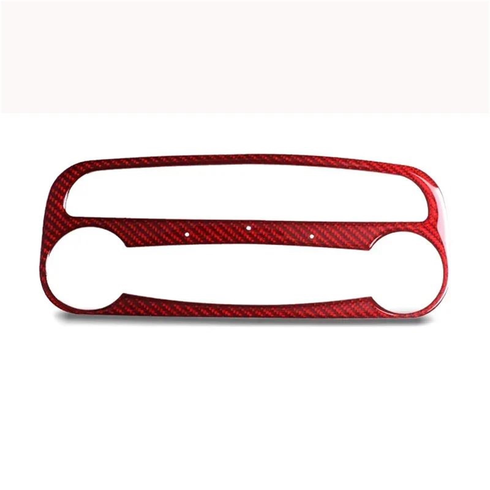 Clvccztzgw Red For Tt 8N 8J Mk123 Ttrs 2008 2009 2010 2011 2012 2013 2014 Carbon Fiber Dustproof Smooth Trim Toughes Sticker Interior Styling Cover(Red)