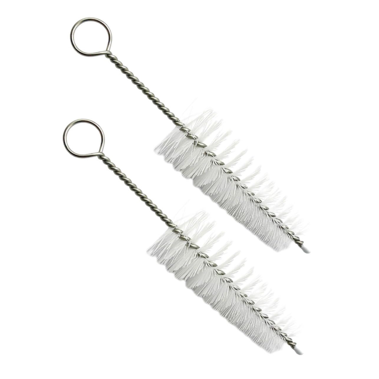 HOODANCOS 2pcs Sax Cleaning Brush Silk Saxophone Swab Bristle Brush for Mouthpiece Saxophone Tool Musical Instrument Supply