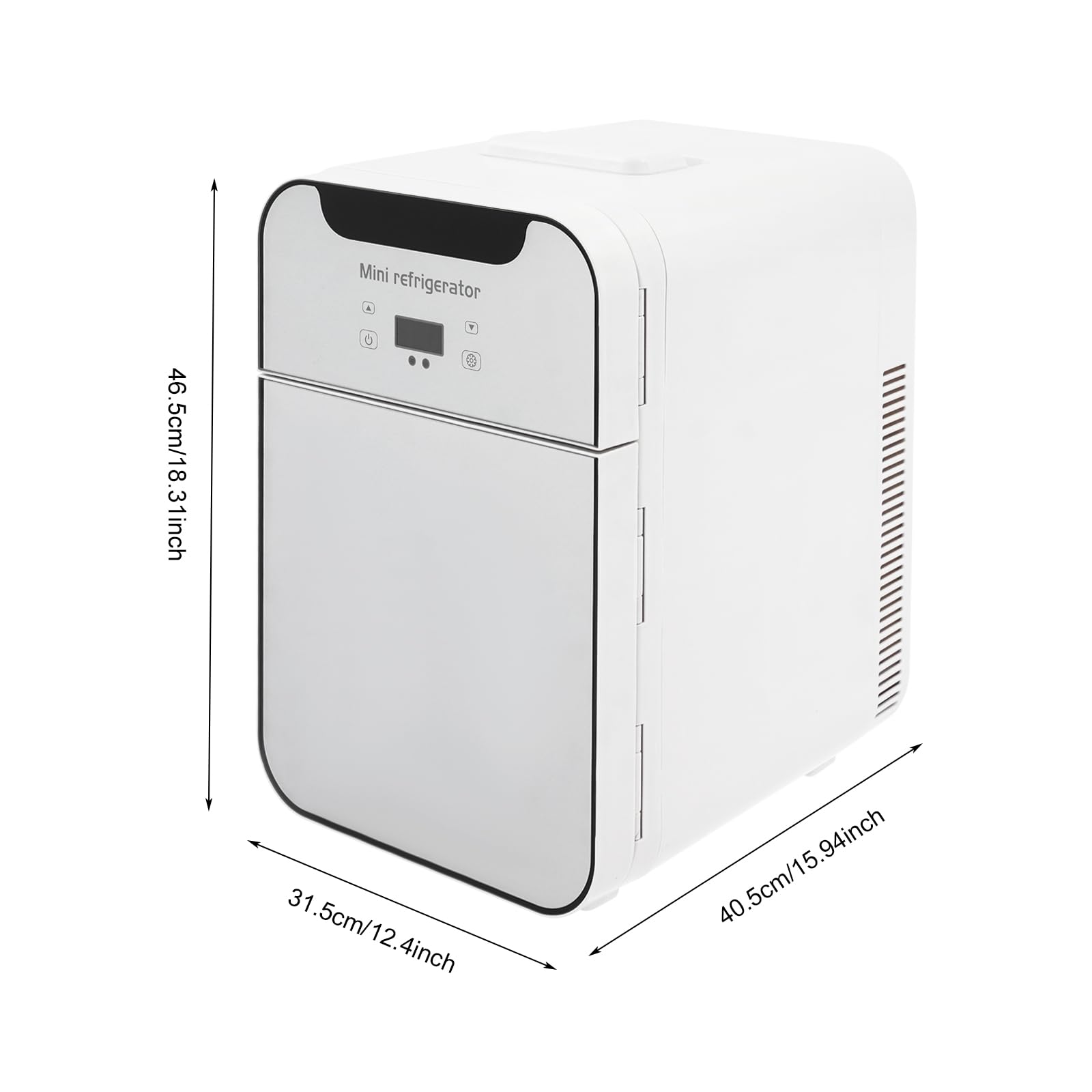 Mini Kühlschrank 16L Wärmefunktion für Auto Büro Kosmetik Getränke | 16L Mini Kühlschrank Für Zuhause Und Auto, Mit Kühl- Und Wärmefunktion Für Getränke, Kosmetik, Mahlzeiten Und Reisen