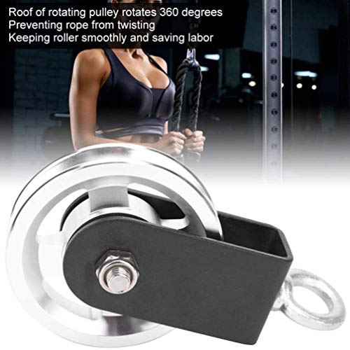 CLISPEED Conjuntos 2 Roda Polia Única Roda Pesados Roda Giratória Pulley Bloco De Carga Do Rolamento