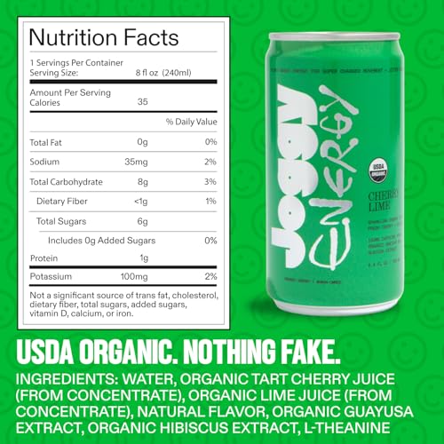 Image of Joggy Organic Energy Drink, Variety 12pk (8.4oz)